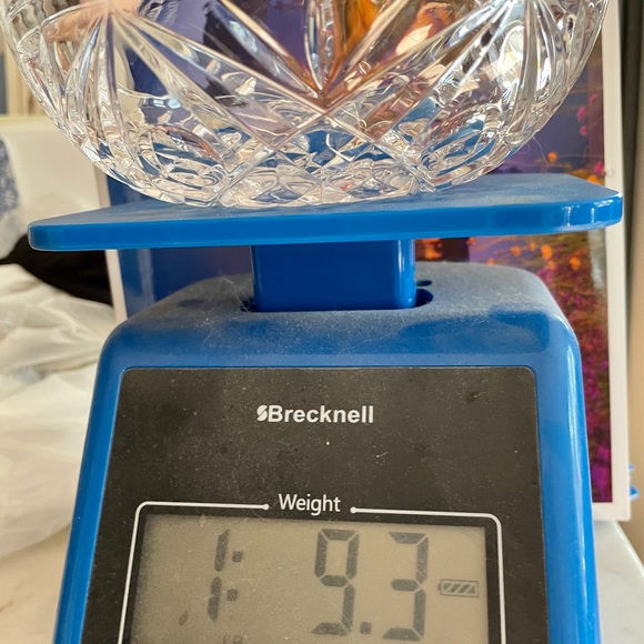 Heavy Leaded Cut Crystal Ashtray Never Used - Picture 5 of 5